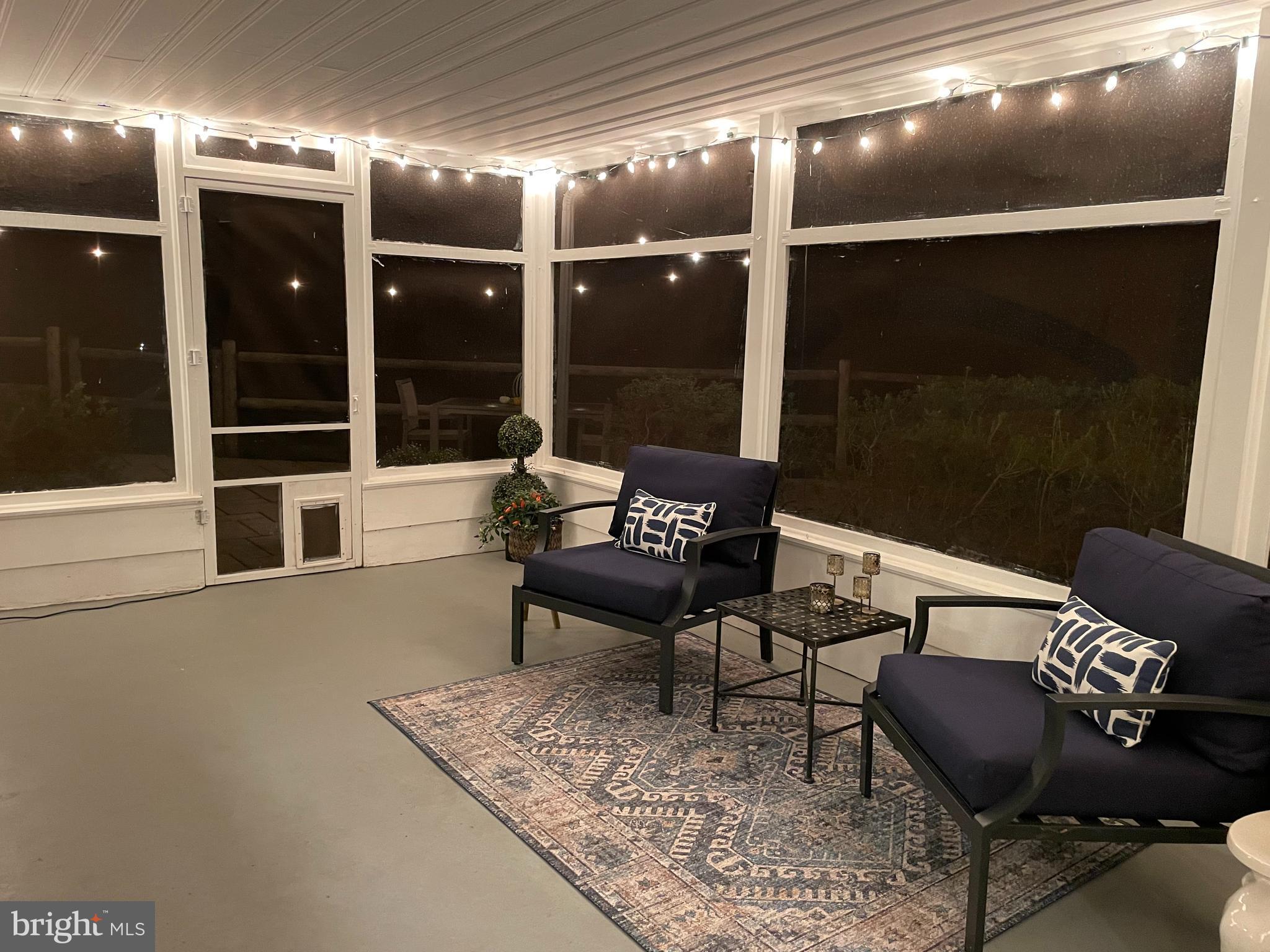 103 Kershaw Road Wallingford, PA 19086 - Photo 34 of 34 Screened in porch at night!