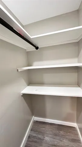 a view of a room with shelf