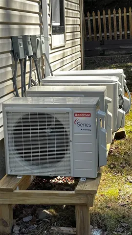 a front view of a house with windows