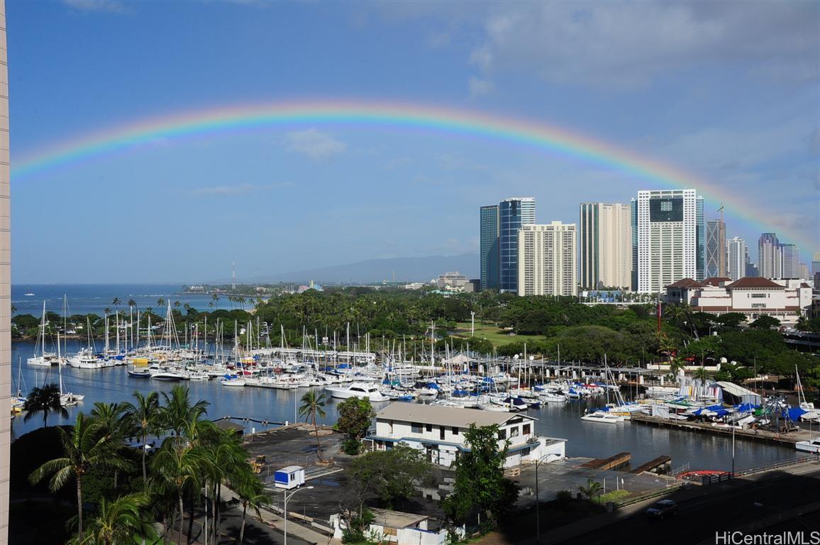 1690 Ala Moana Boulevard, Unit 1105 Honolulu, HI 96815 - Photo 1 of 13 a city view with lot of high rise buildings
