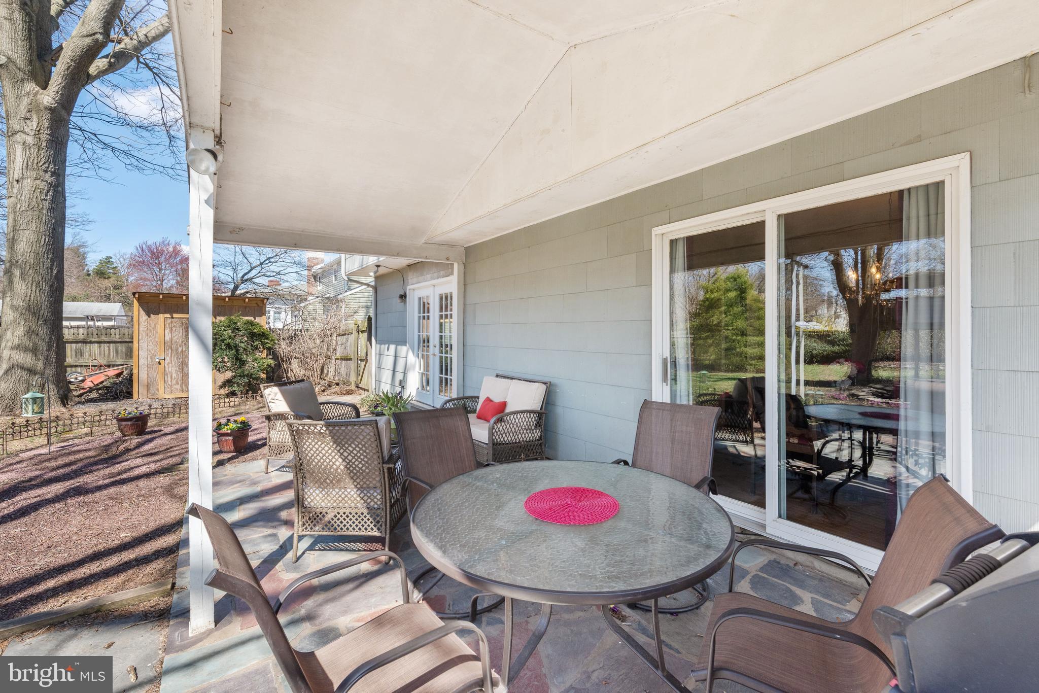 244 Makefield Road Yardley, PA 19067 - Photo 22 of 22 Covered Rear Porch area