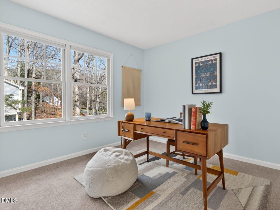 212 Old Fox Trail Durham, NC 27713 - Photo 25 of 35 a workspace with furniture and a window