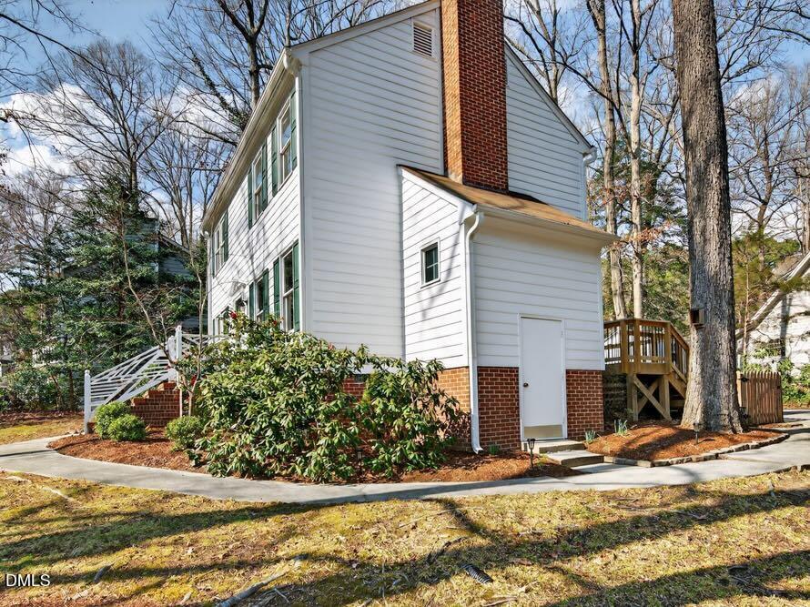 212 Old Fox Trail Durham, NC 27713 - Photo 30 of 35 a view of a house with snow on the road