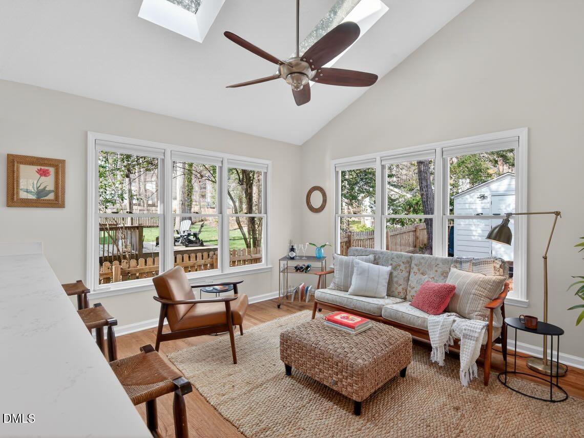 212 Old Fox Trail Durham, NC 27713 - Photo 5 of 35 a living room with furniture and a large window