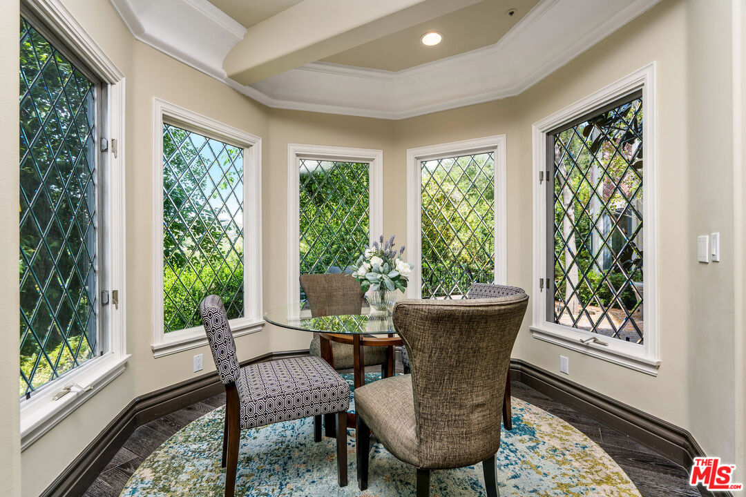 204 Bell Cyn Road Bell Canyon, CA 91307 - Photo 9 of 75 a view of a dining room with furniture window and outside view