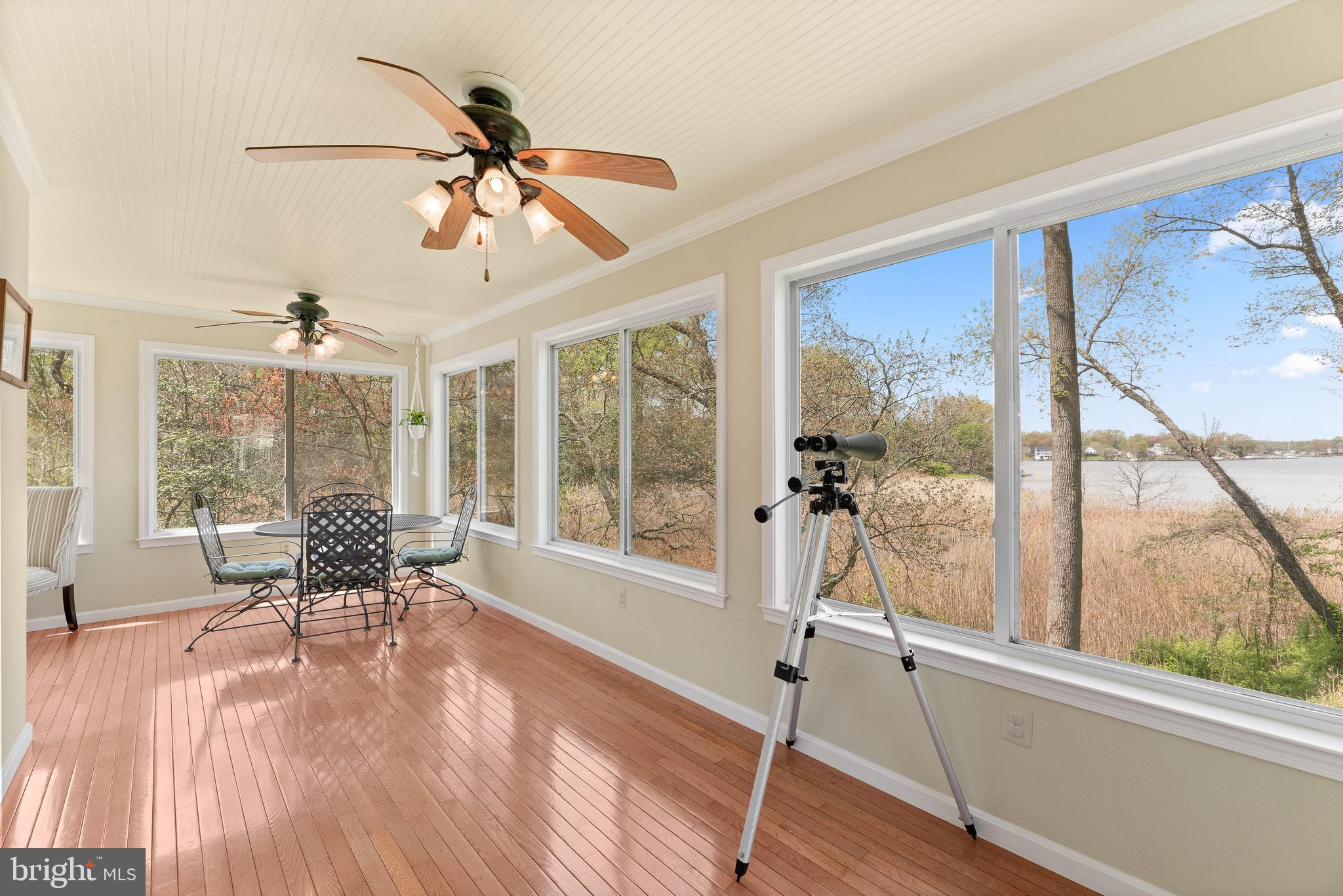 8444 Byrd Road Pasadena, MD 21122 - Photo 11 of 40 Enclosed porch with amazing views