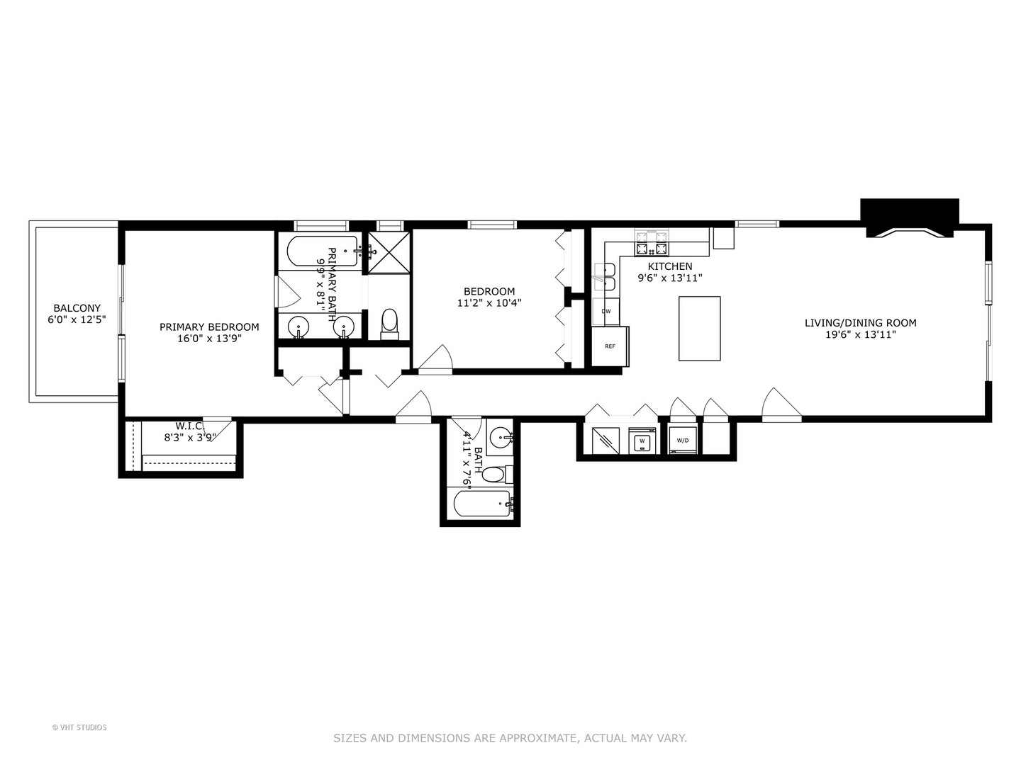 2123 West Rice Street, Unit 3W Chicago, IL 60622 - Photo 17 of 17 a picture of a floor plan