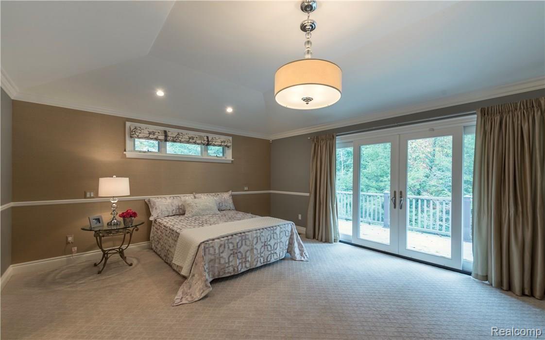 570 Haverhill Road Bloomfield Hills, MI 48304 - Photo 15 of 32 Master Suite W/Balcony and Tray Ceiling