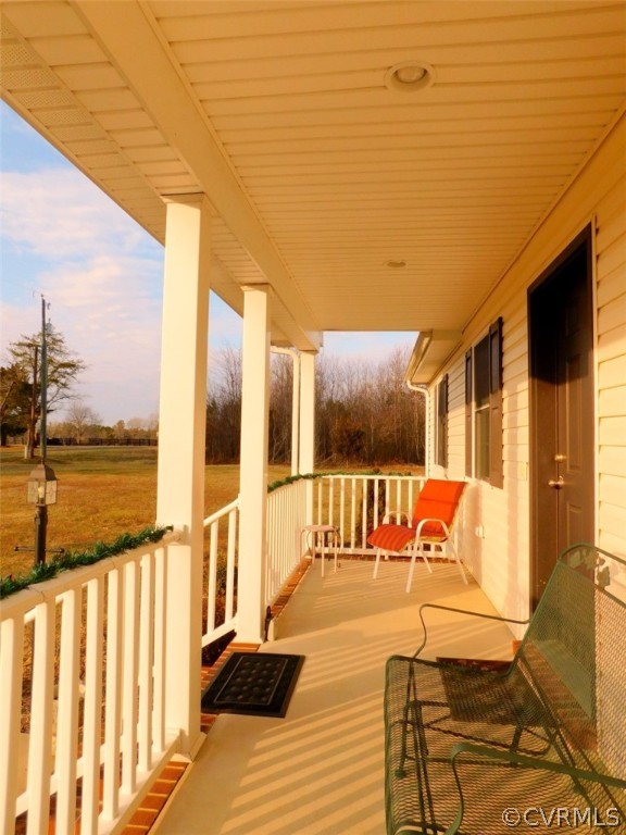 566 Fanny White Road Buckingham, VA 23921 - Photo 17 of 21 a view of balcony with furniture