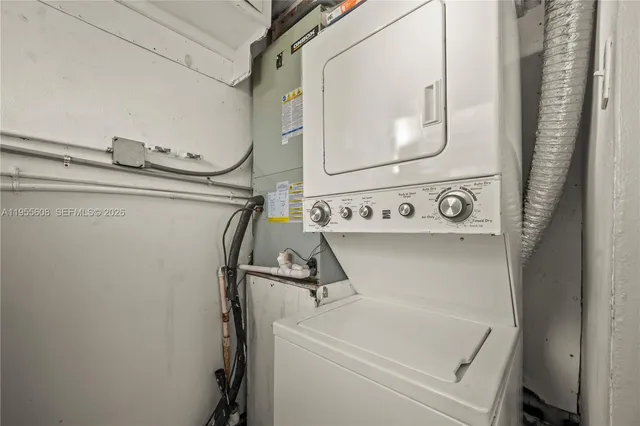a close view of utility room