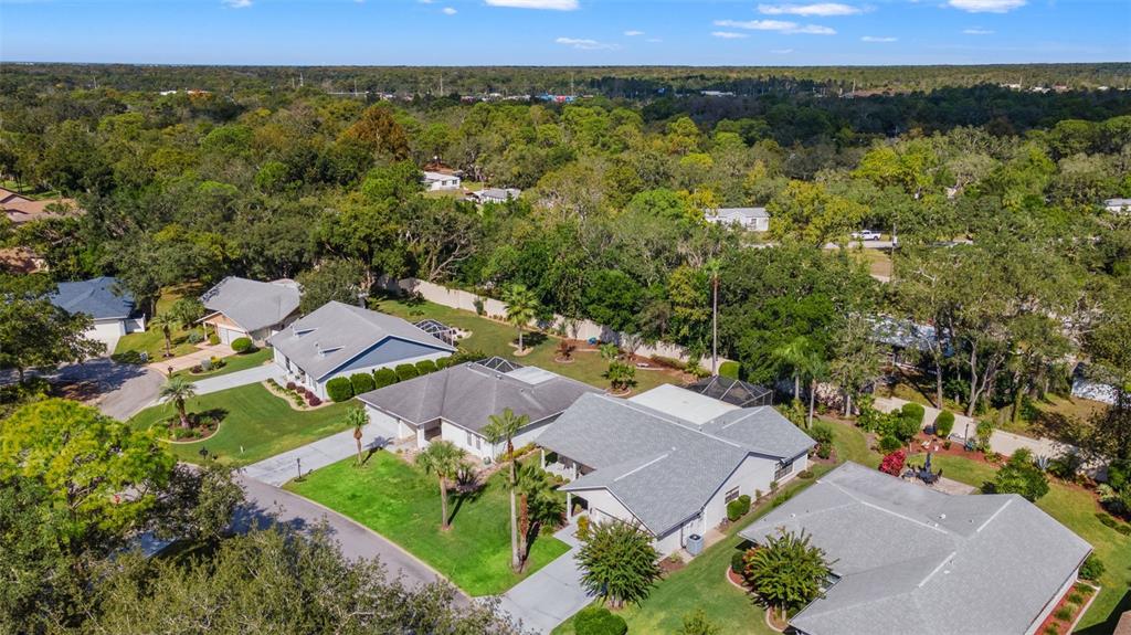 2647 Royal Ridge Drive Spring Hill, FL 34606 - Photo 63 of 73 an aerial view of a house with a lake view