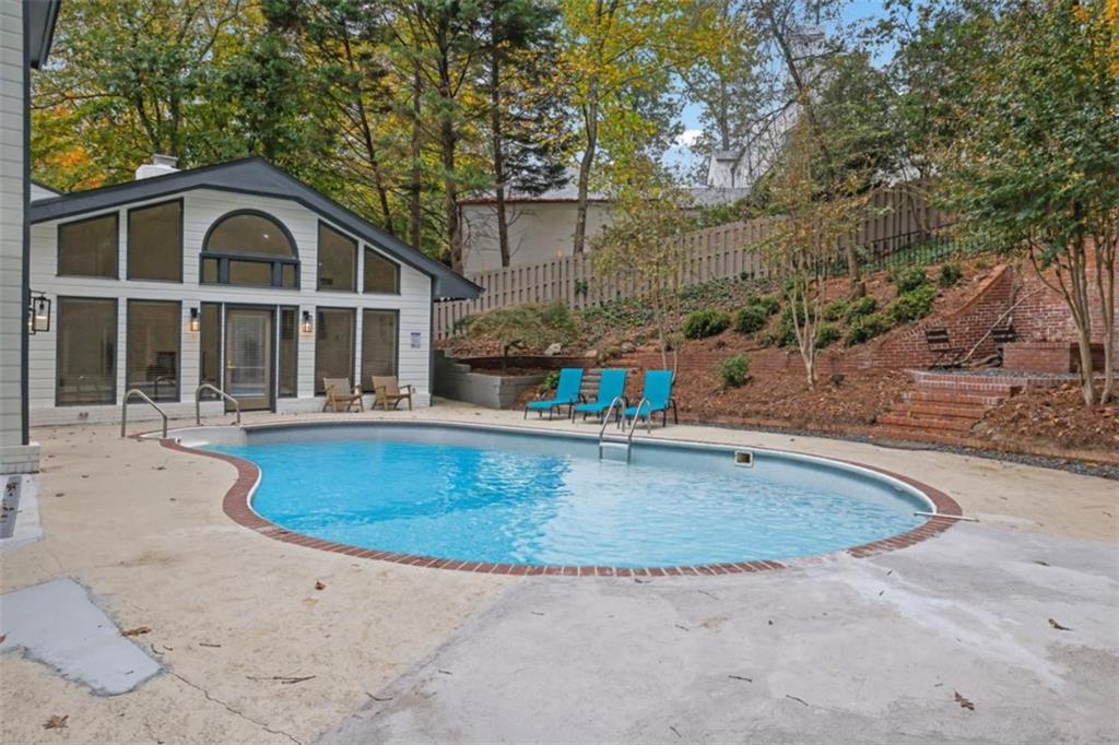 3018 West Pine Valley Road Northwest Atlanta, GA 30305 - Photo 46 of 47 a view of outdoor space yard and deck