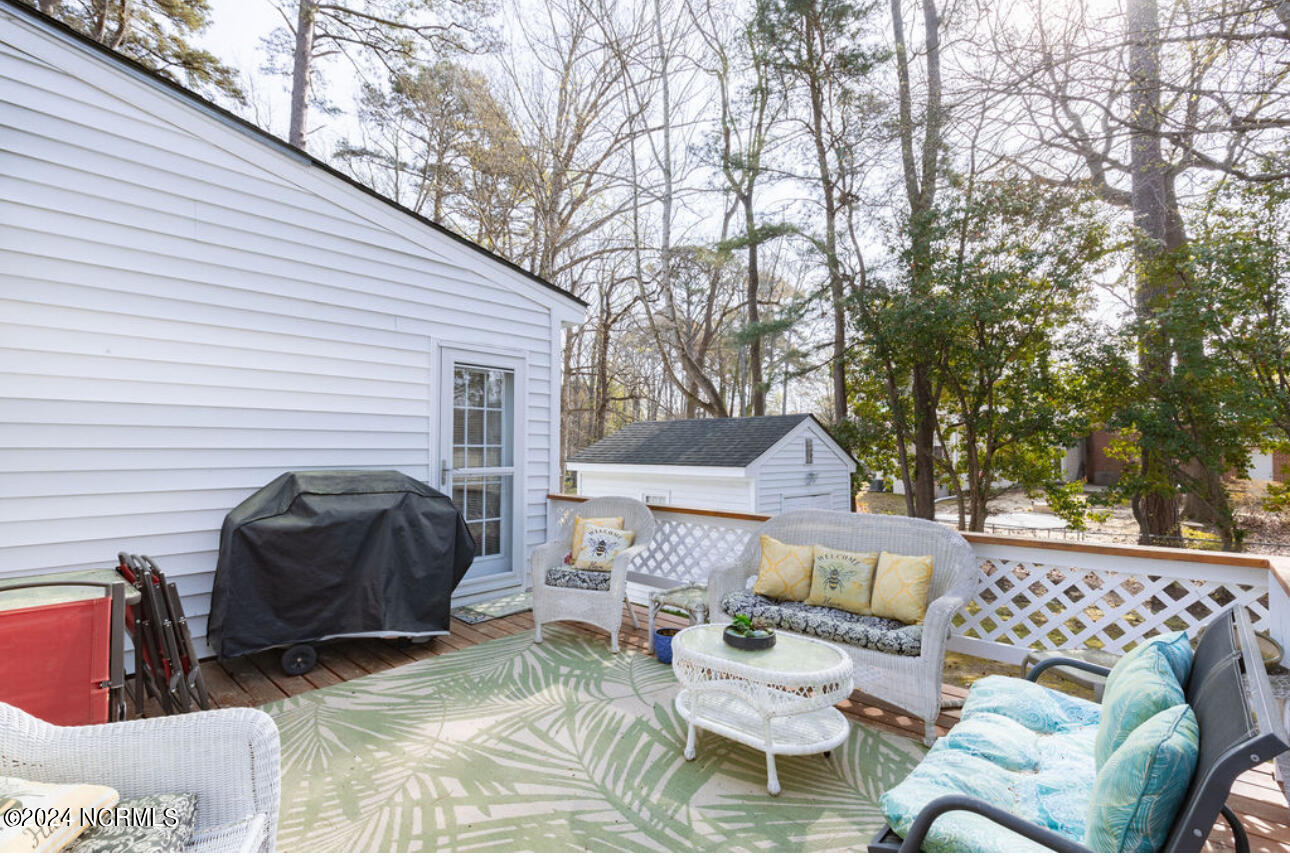 2516 Lancaster Road Northwest Wilson, NC 27896 - Photo 26 of 27 Deck off Kitchen & Master