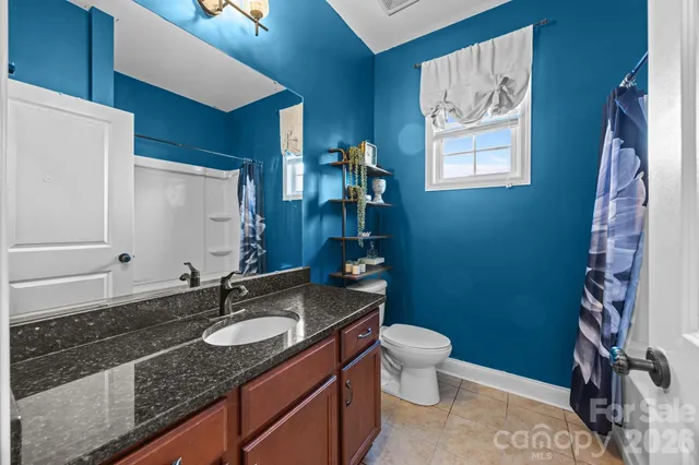 a bathroom with a tub shower vanity and a sink
