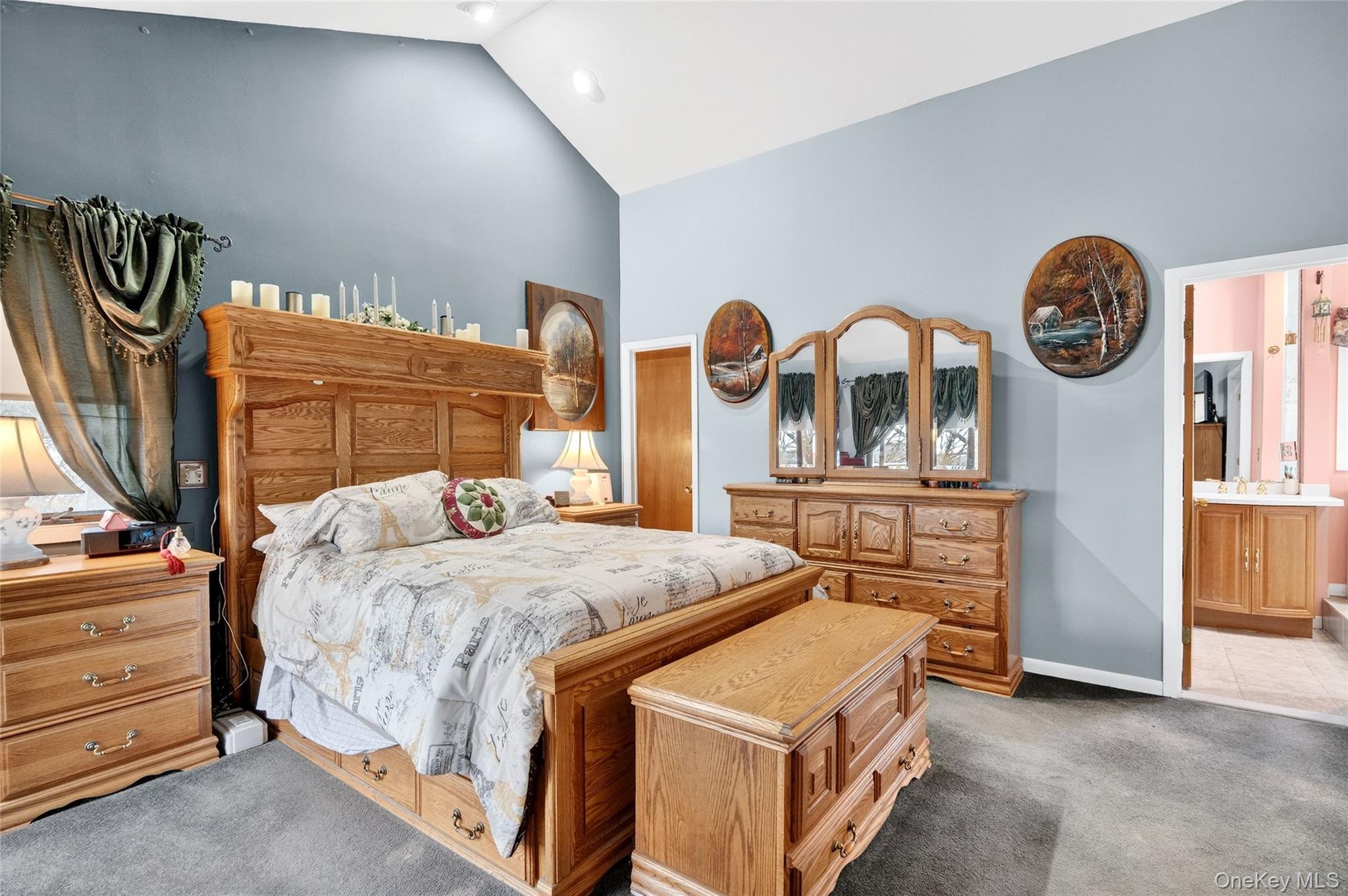 254 Orrs Mills Road Cornwall, NY 12553 - Photo 26 of 50 a bedroom with a bed a mirror and dresser