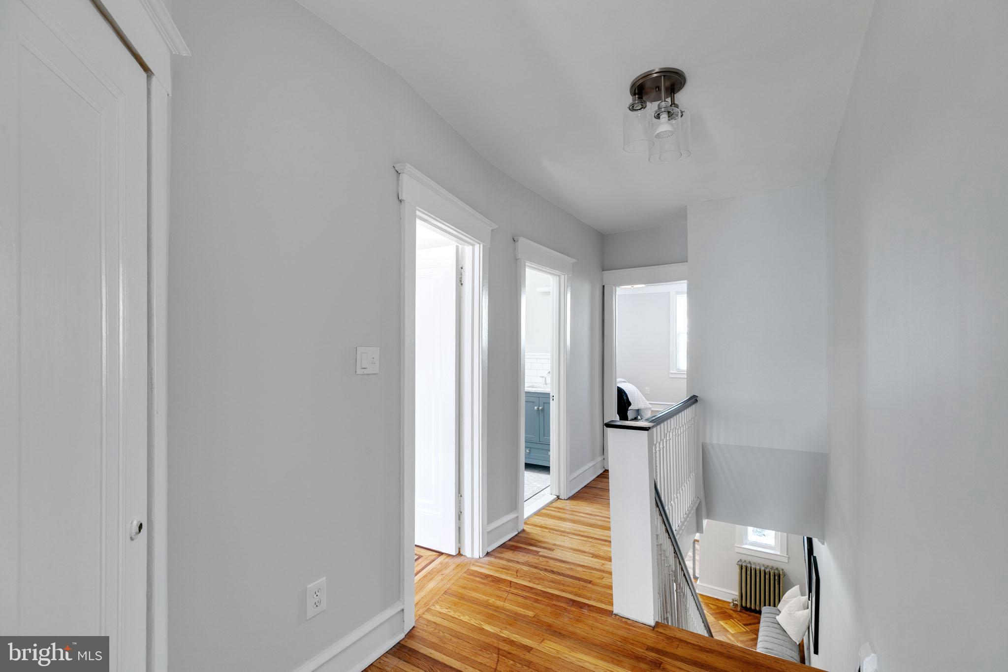 5743 Virginian Road Philadelphia, PA 19141 - Photo 14 of 27 Upstairs hallway, looking towards front of house