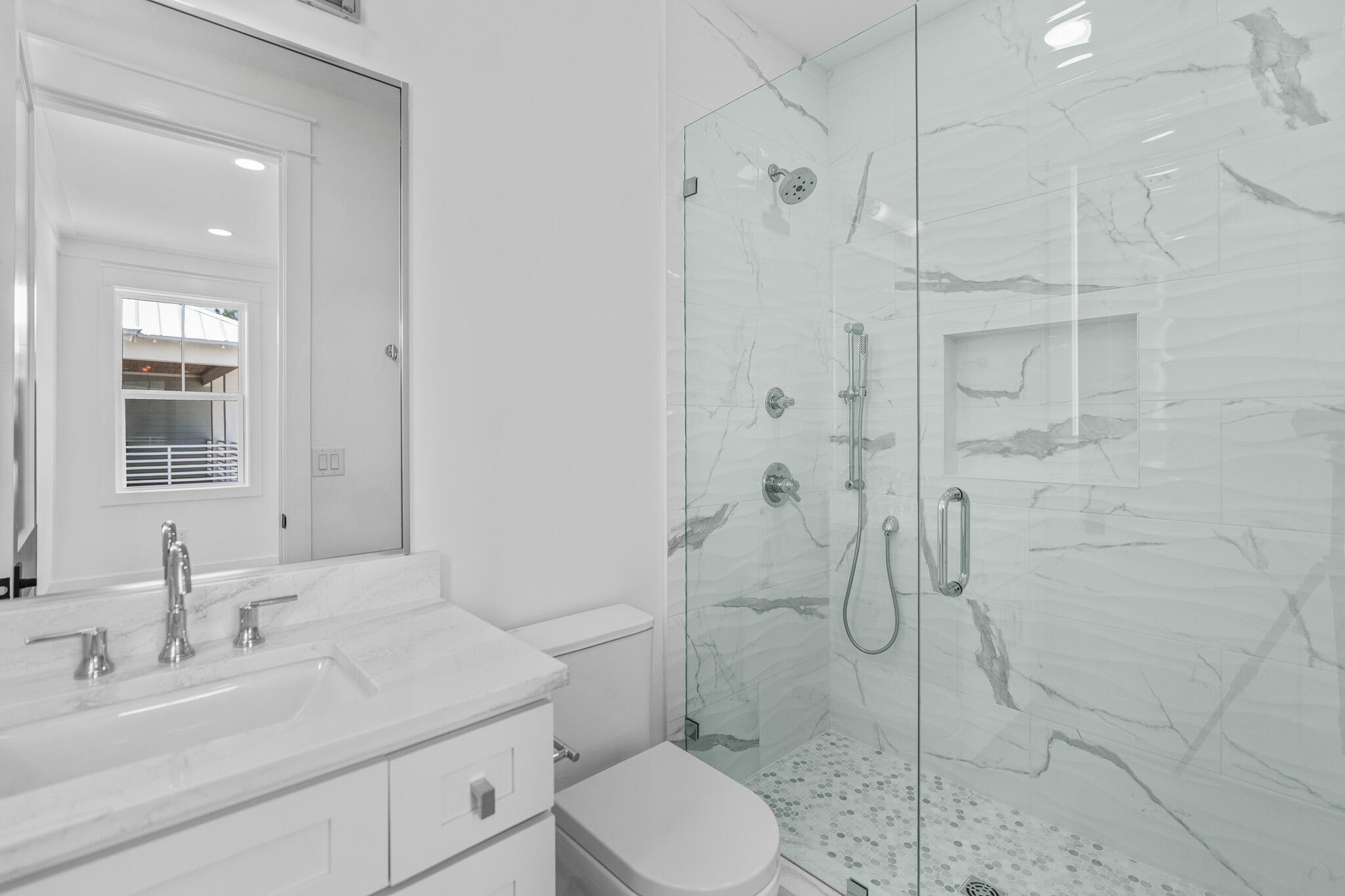 121 West Nursery Road Santa Rosa Beach, FL 32459 - Photo 55 of 66 a bathroom with a sink toilet and shower