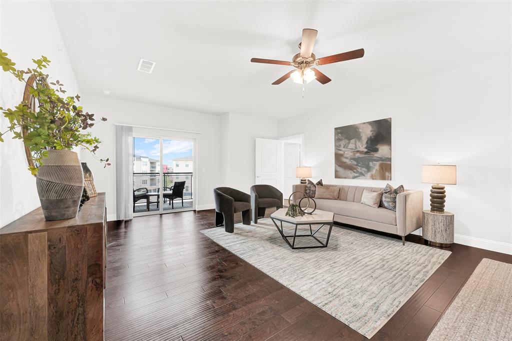 651 Watters Road, Unit 7406 Allen, TX 75013 - Photo 20 of 37 Gorgeous hardwood floors in the primary living spaces
