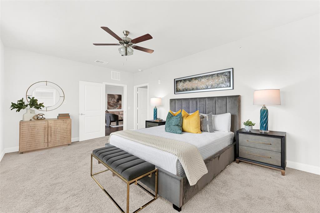 651 Watters Road, Unit 7406 Allen, TX 75013 - Photo 3 of 37 Enormous primary bedroom with an ensuite bathroom