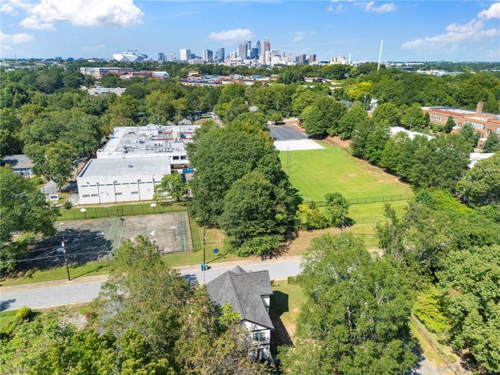 298 Roy Street Southwest Atlanta, GA 30310 - Photo 50 of 50 an aerial view of residential houses with outdoor space and river