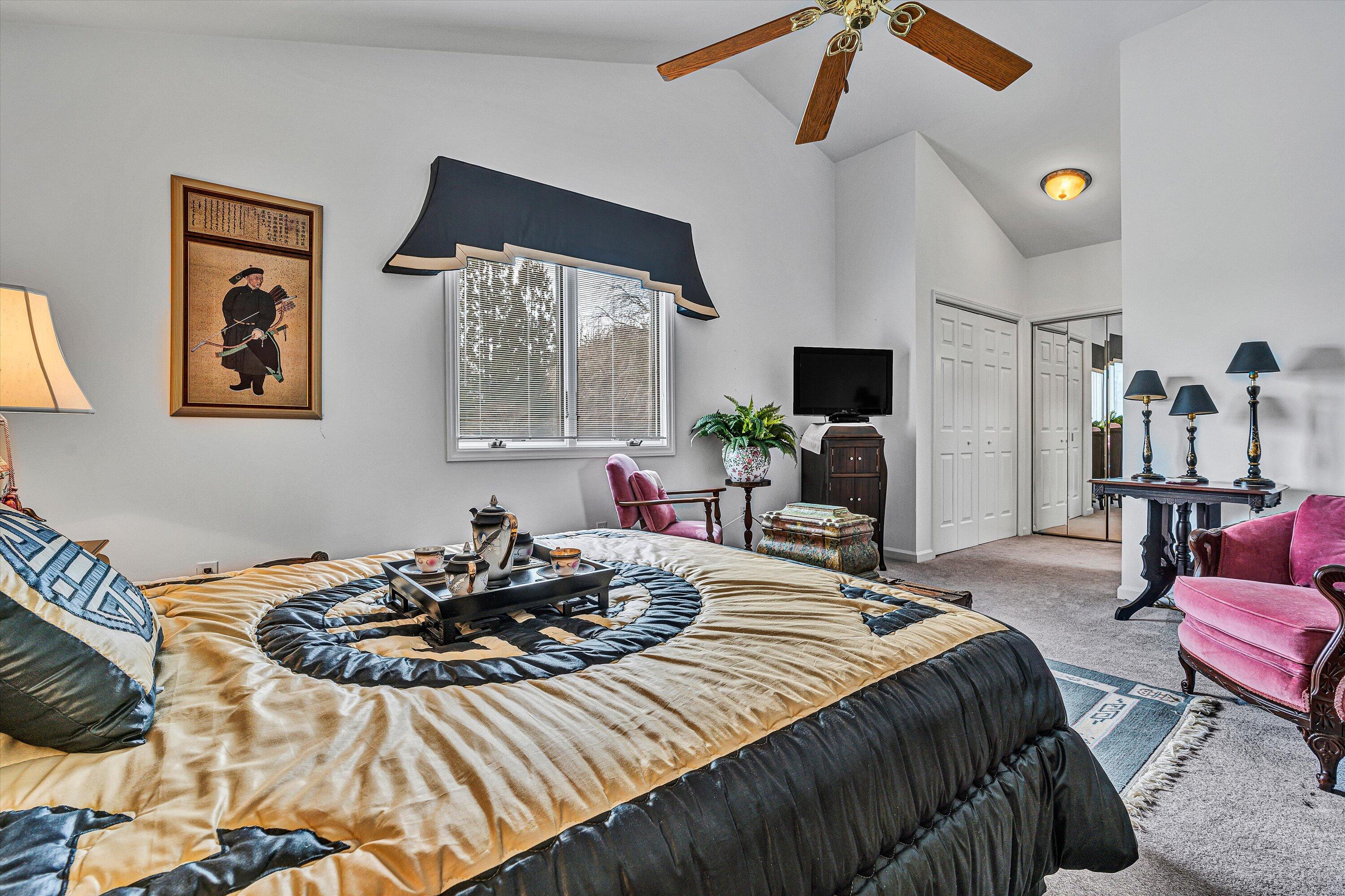 540 Cedar Ridge Road Union Hall, VA 24176 - Photo 25 of 46 a bedroom with a bed and furniture