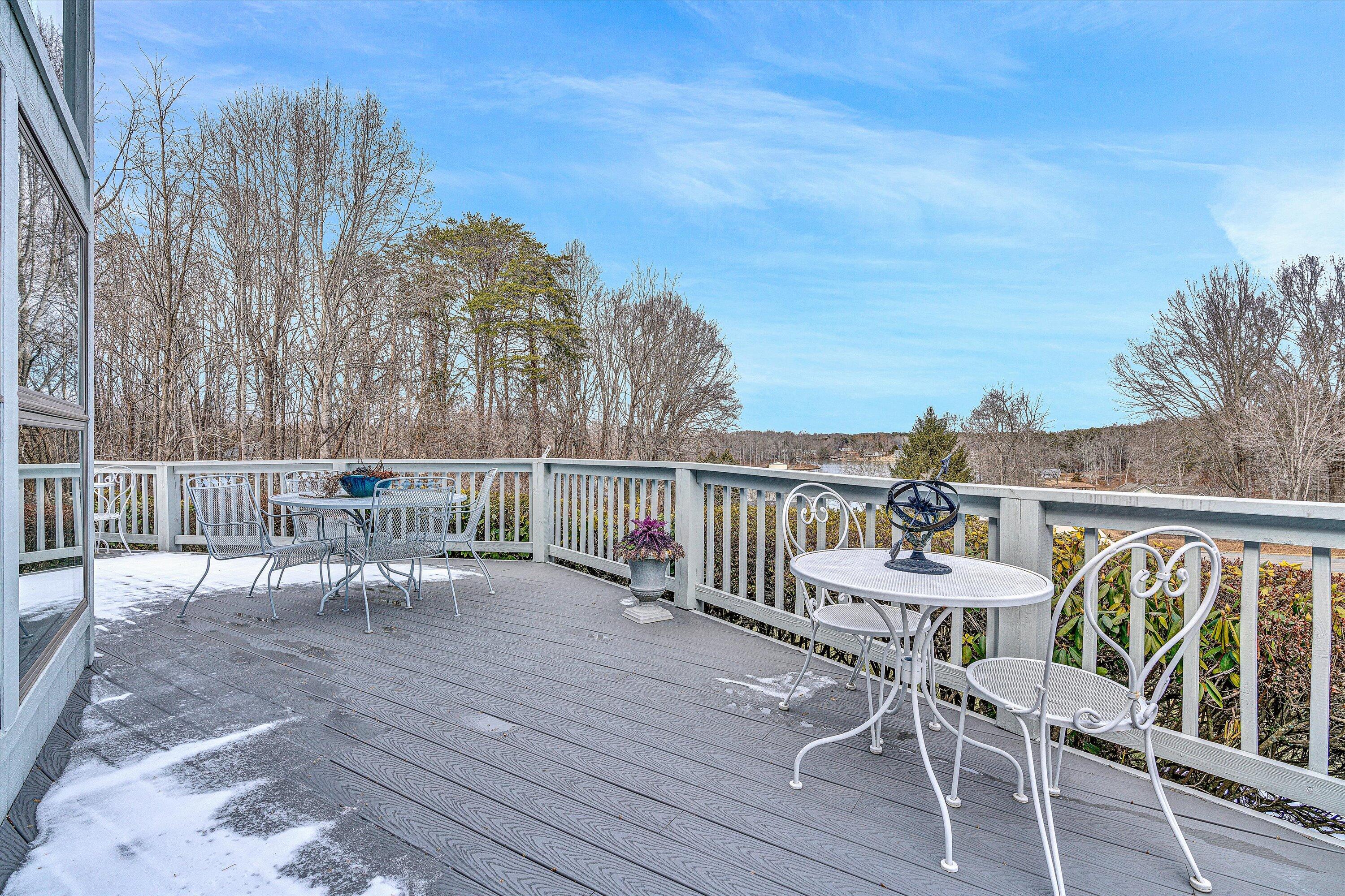 540 Cedar Ridge Road Union Hall, VA 24176 - Photo 34 of 46 a view of a chairs and table on the terrace