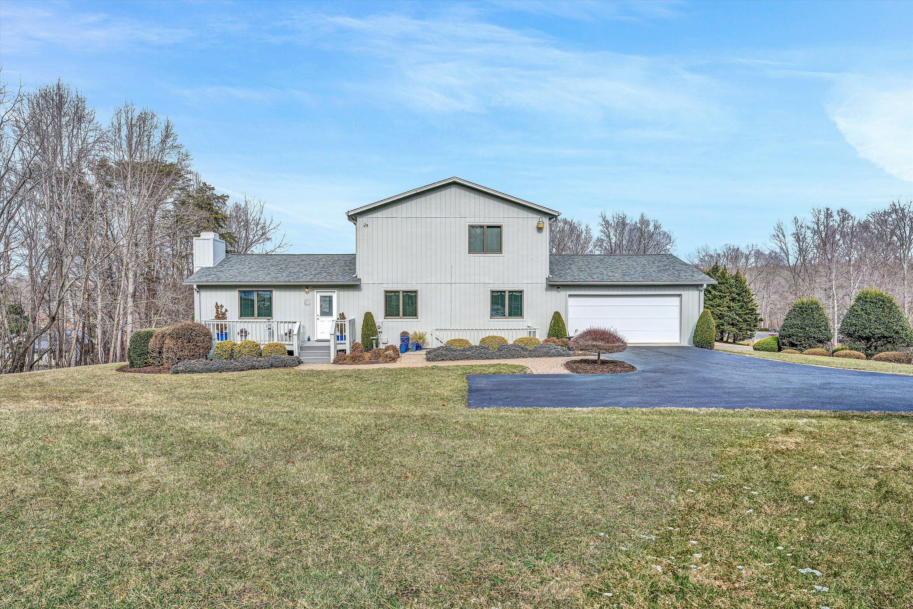 540 Cedar Ridge Road Union Hall, VA 24176 - Photo 36 of 46 a house view with a garden space