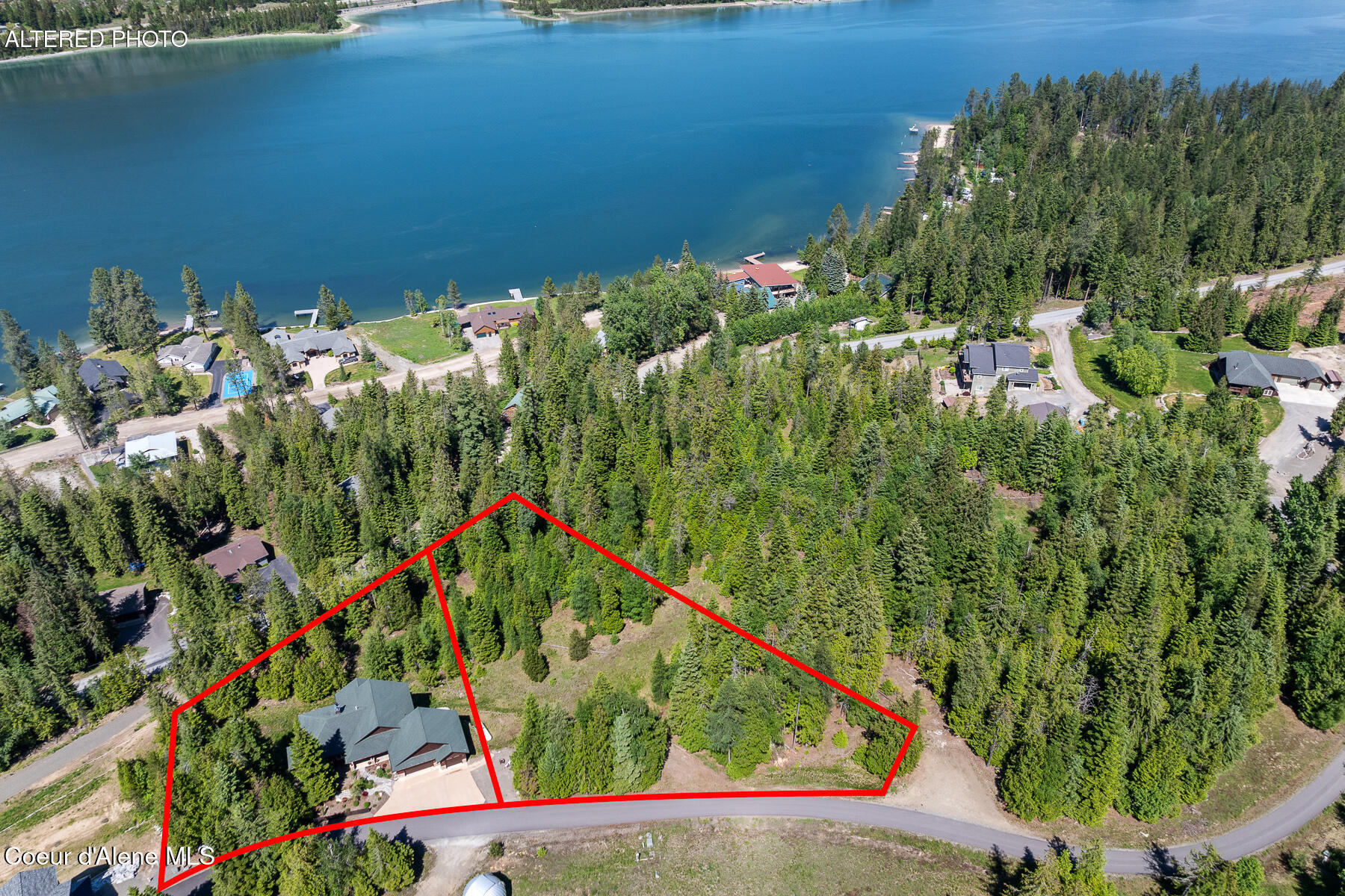 224 Buck Ridge Sagle, ID 83860 - Photo 65 of 85 Aerial_224BuckRidgeRd-6_Outlined-1