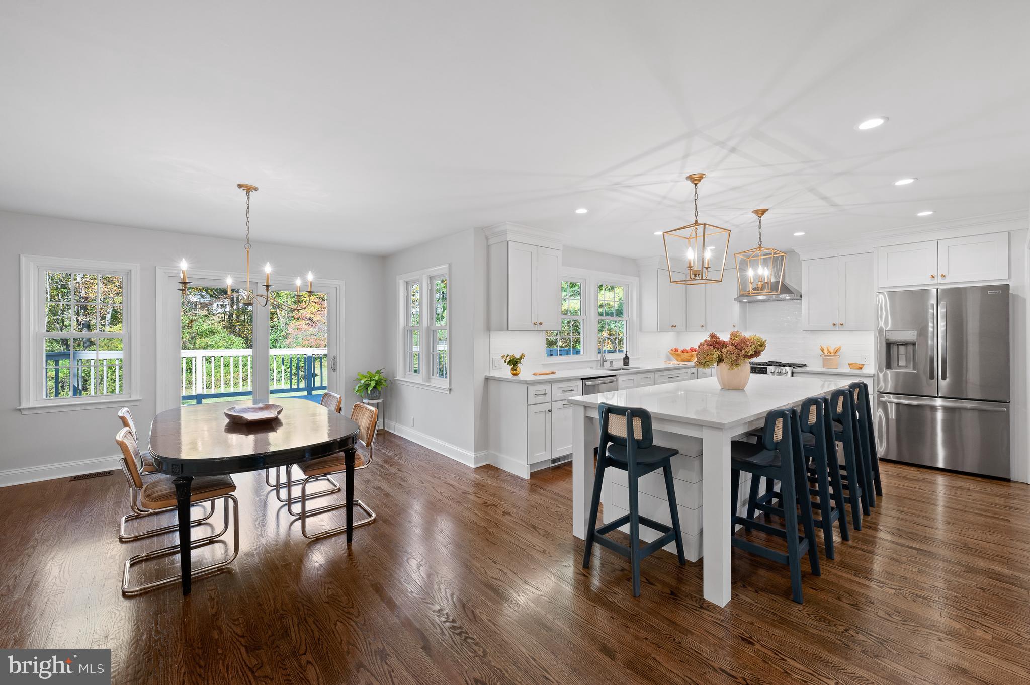190 Woodstock Road Villanova, PA 19085 - Photo 17 of 52 Kitchen and dining room flow seamlessly
