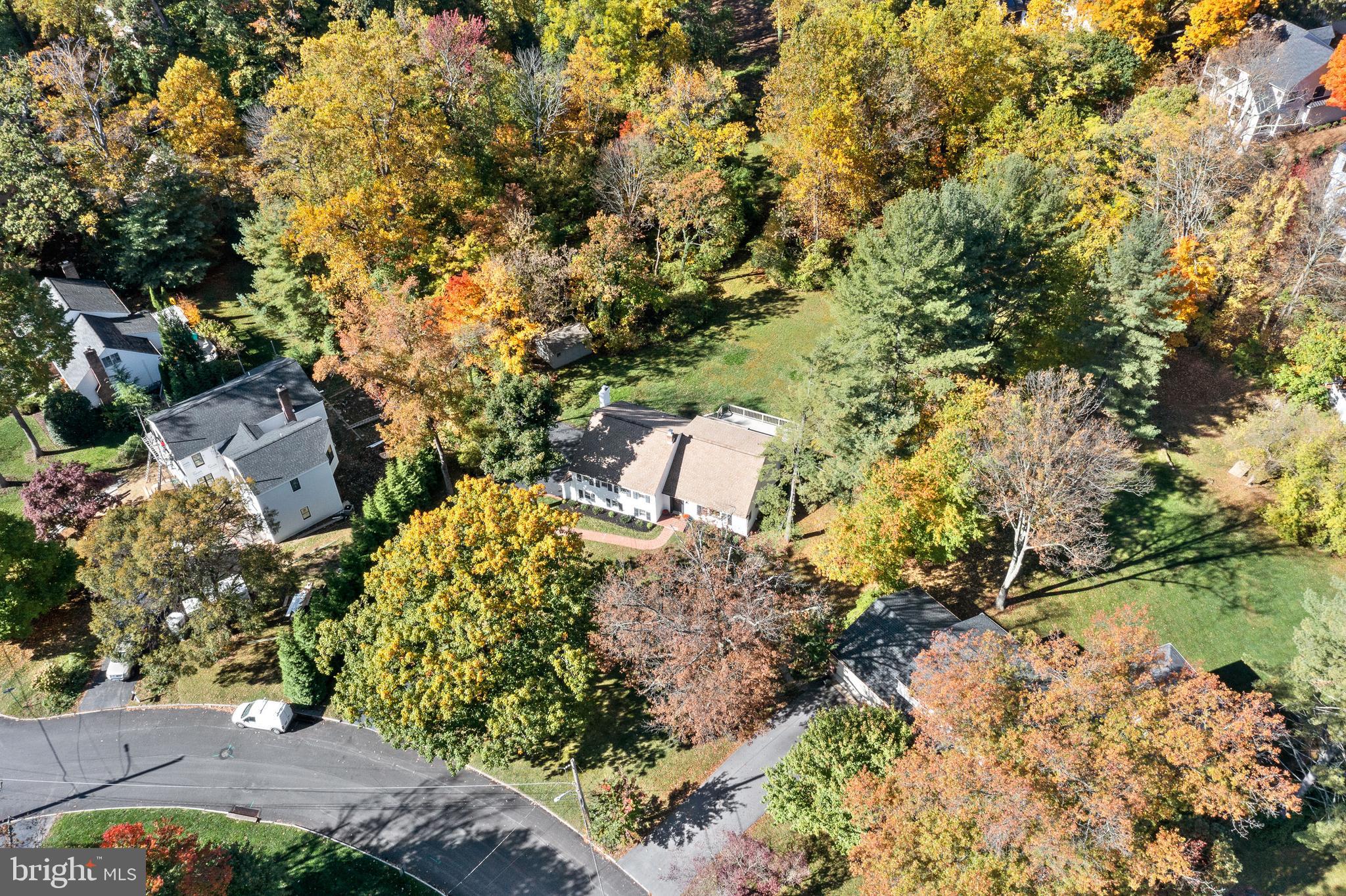 190 Woodstock Road Villanova, PA 19085 - Photo 3 of 52 Tree lined, flat 1.23 acre lot!!