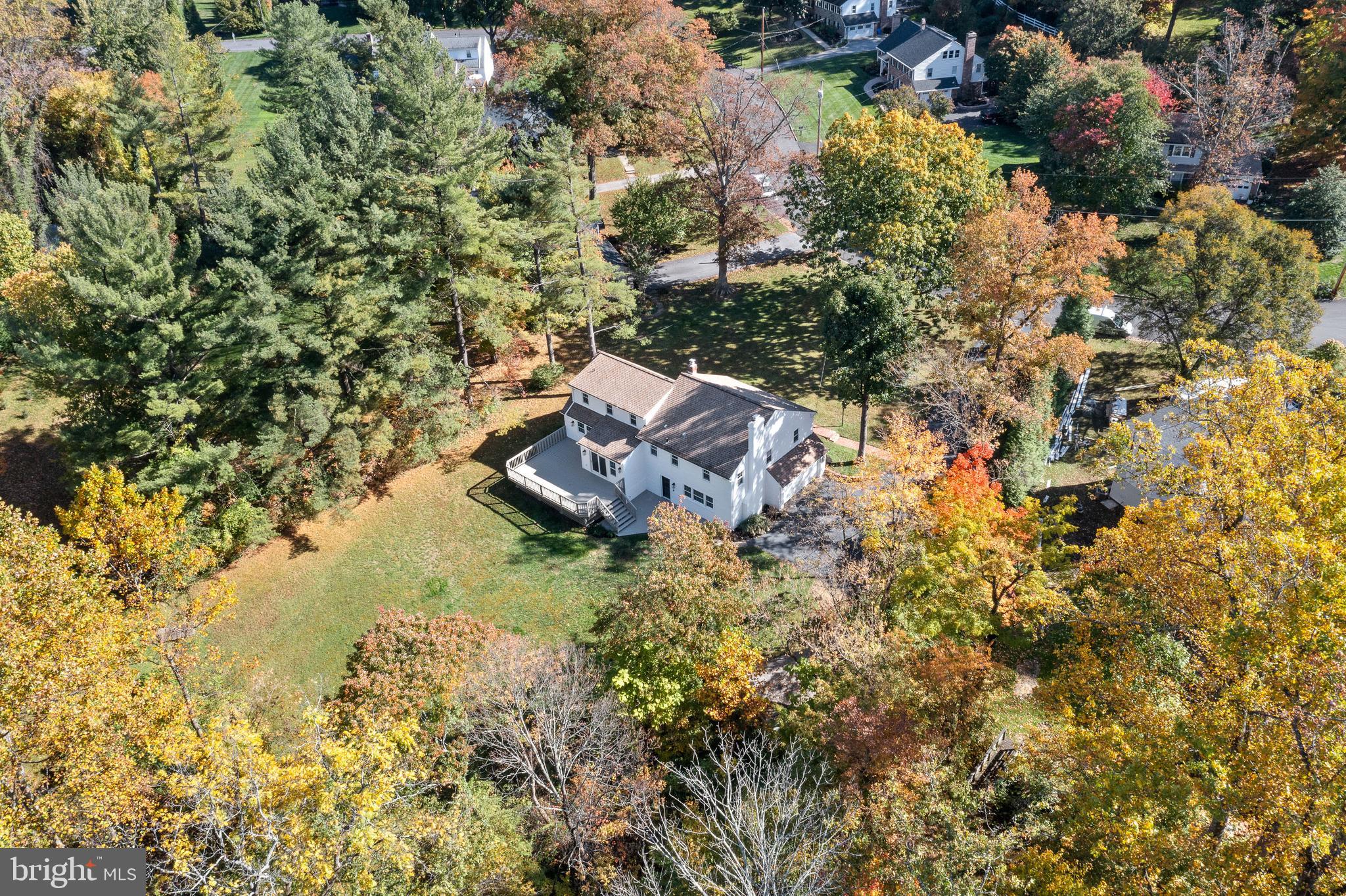 190 Woodstock Road Villanova, PA 19085 - Photo 49 of 52 Aerial view of the gem of a property!