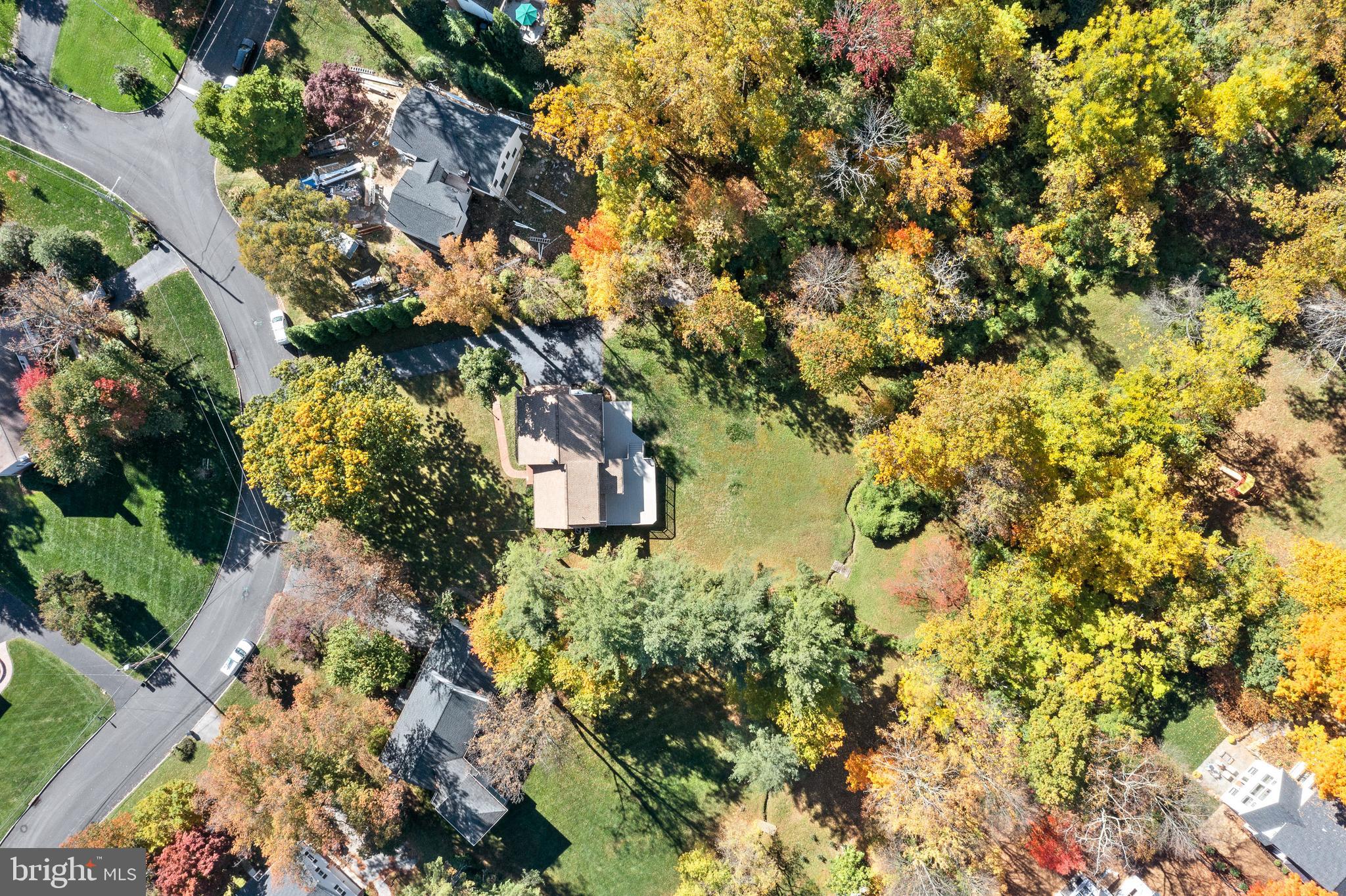 190 Woodstock Road Villanova, PA 19085 - Photo 51 of 52 Aerial side view