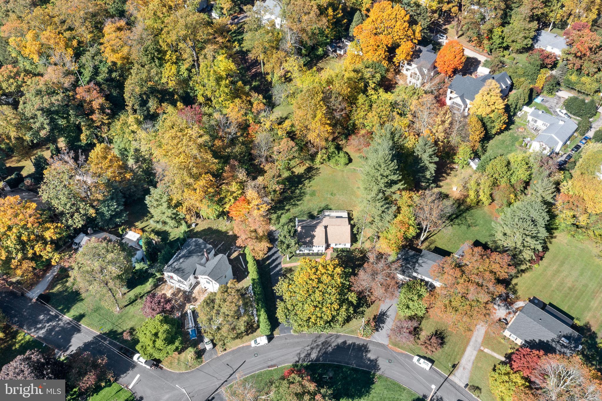 190 Woodstock Road Villanova, PA 19085 - Photo 52 of 52 Aerial front view