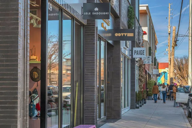 a car parked in front of a building