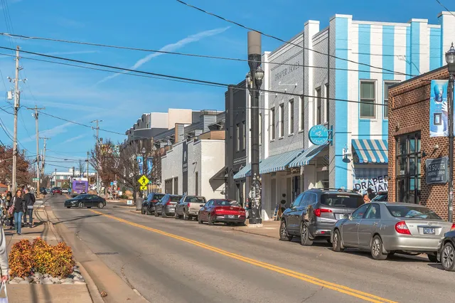 a view of street with cars