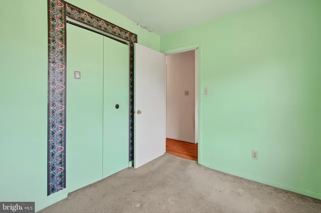 a view of an front door