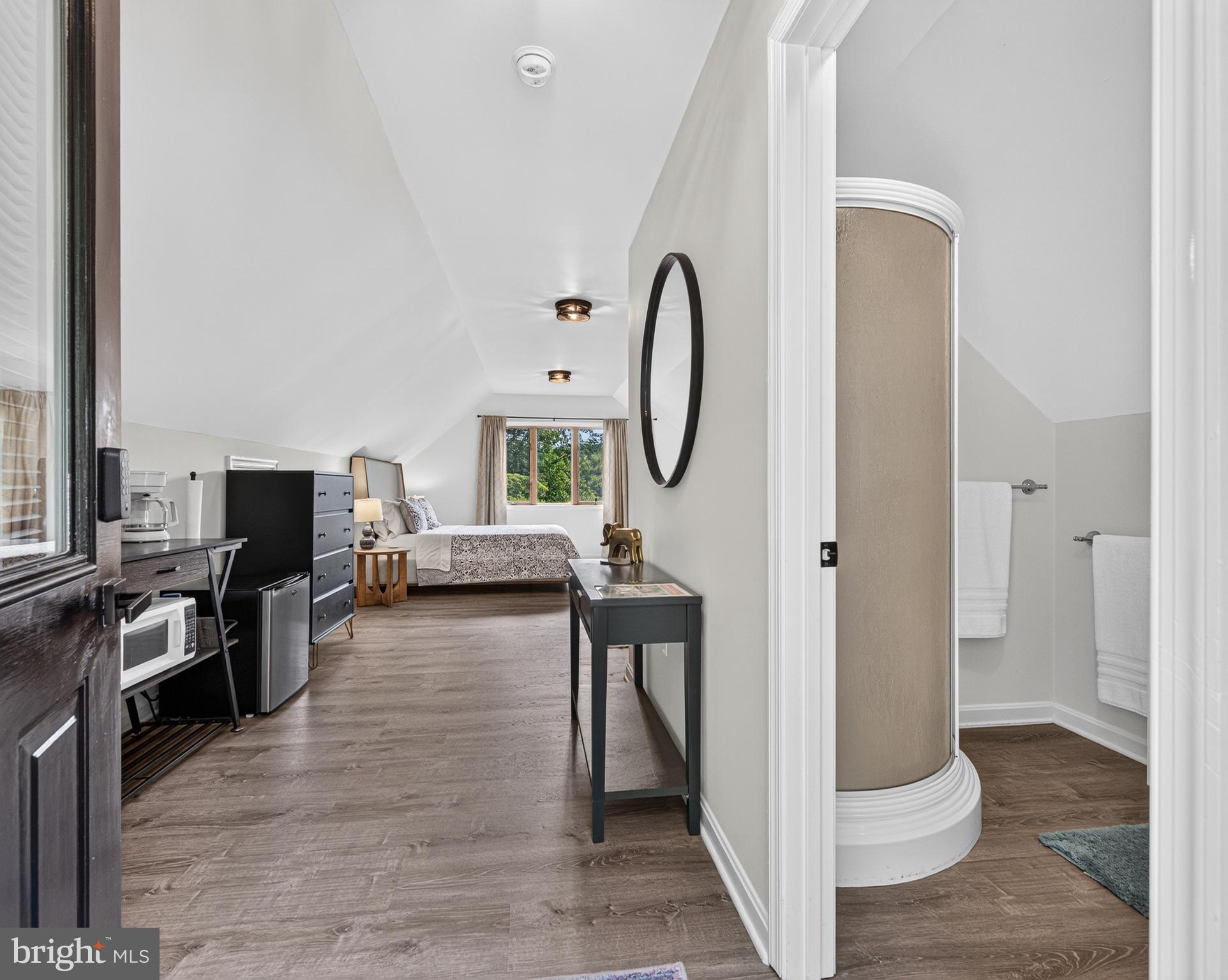 4028 South F T Valley Road Etlan, VA 22719 - Photo 55 of 101 a view of a living room and hardwood floor