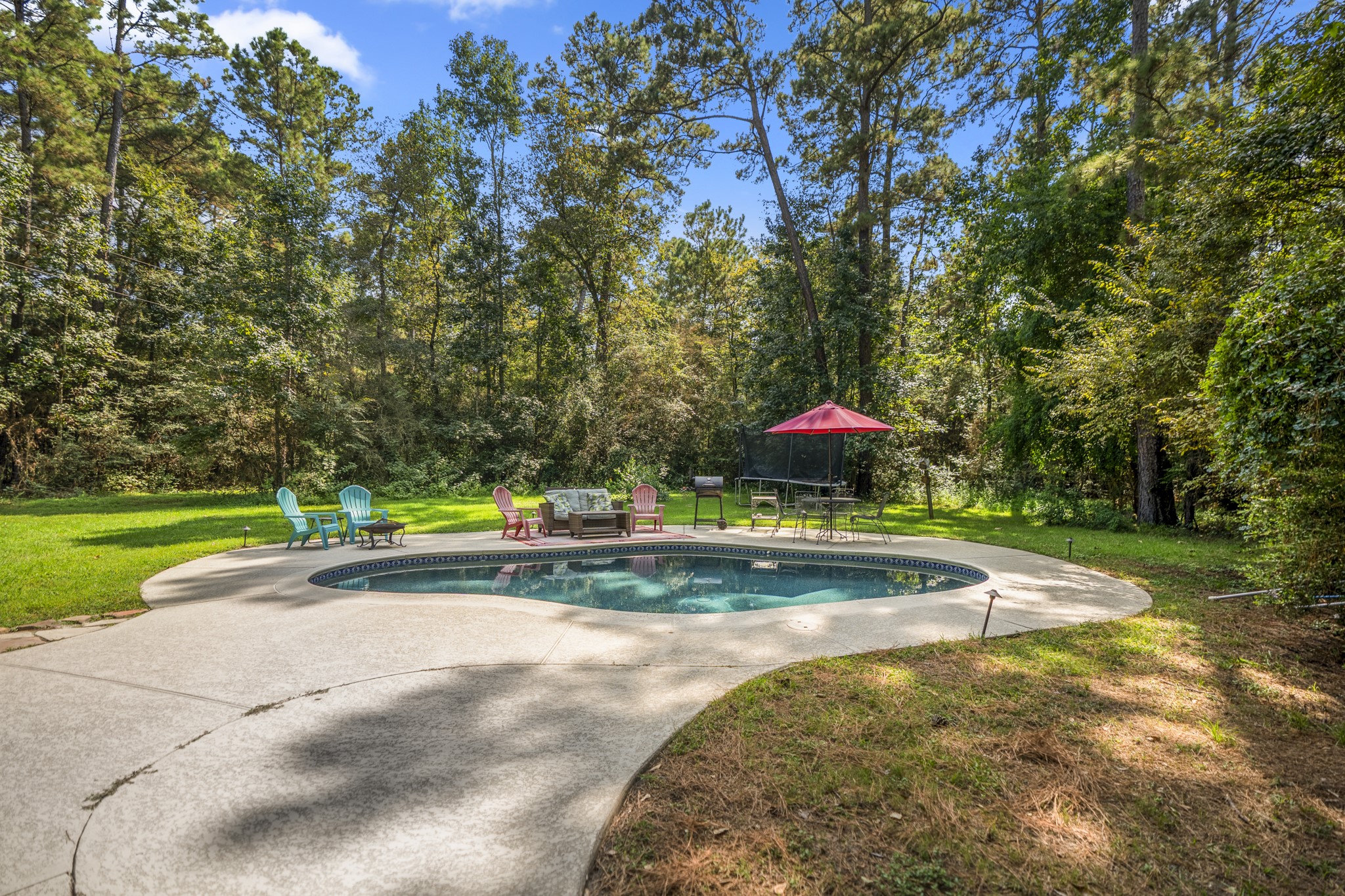 31370 Lazy Ridge Drive Waller, TX 77484 - Photo 35 of 43 a view of a park with large trees