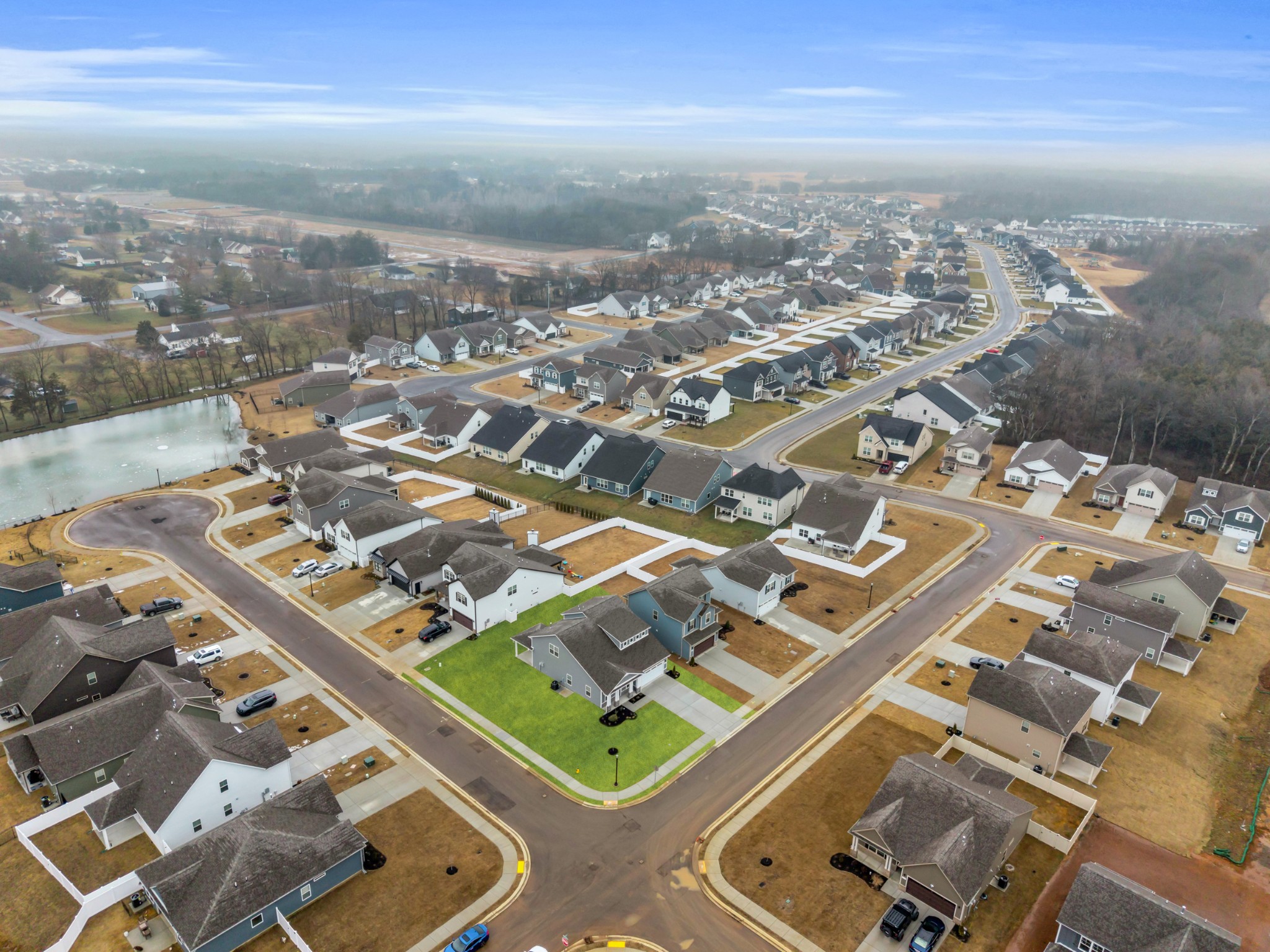 4018 Colleton Lane Rockvale, TN 37153 - Photo 32 of 34 an aerial view of residential building with parking