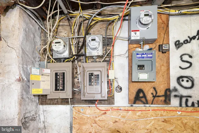 a view of a street with buildings