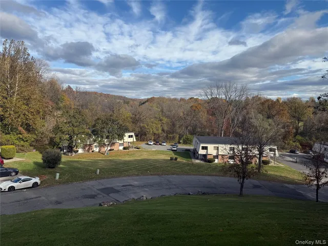 a view of outdoor space yard and mountain view in back