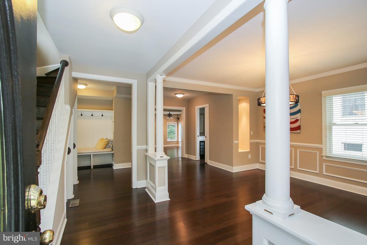 5612 Greentree Road Bethesda, MD 20817 - Photo 4 of 28 a view of an entryway with wooden floor and windows