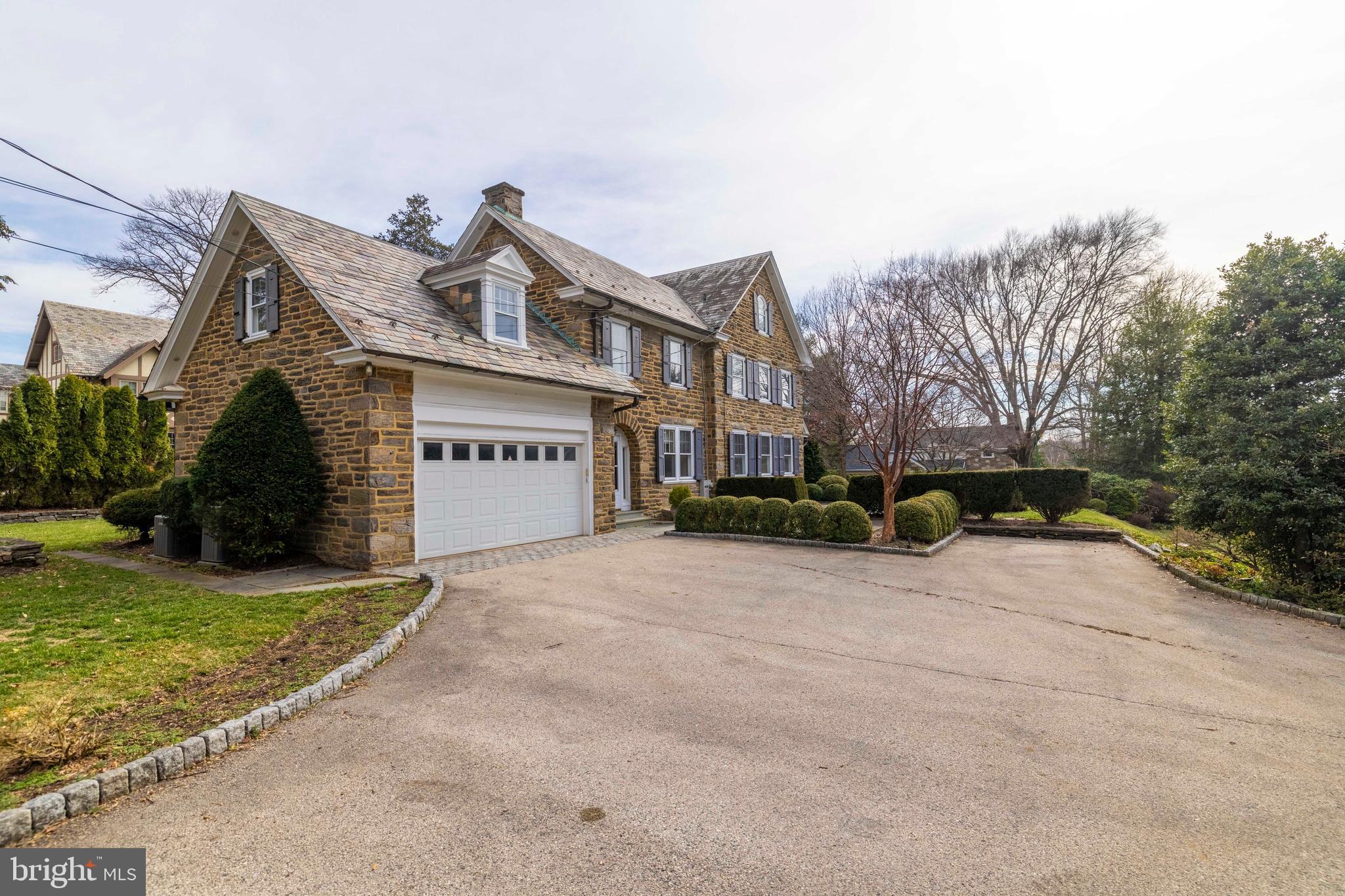 764 Glen Road Jenkintown, PA 19046 - Photo 43 of 57 a view of a house with a snow in the yard