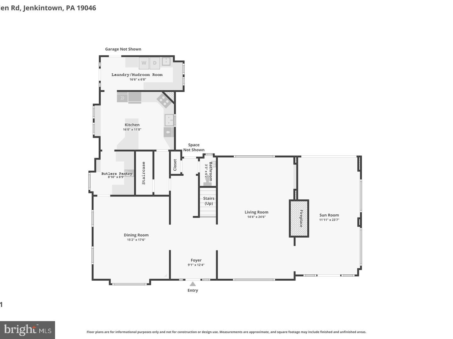 764 Glen Road Jenkintown, PA 19046 - Photo 55 of 57 a picture of floor plan