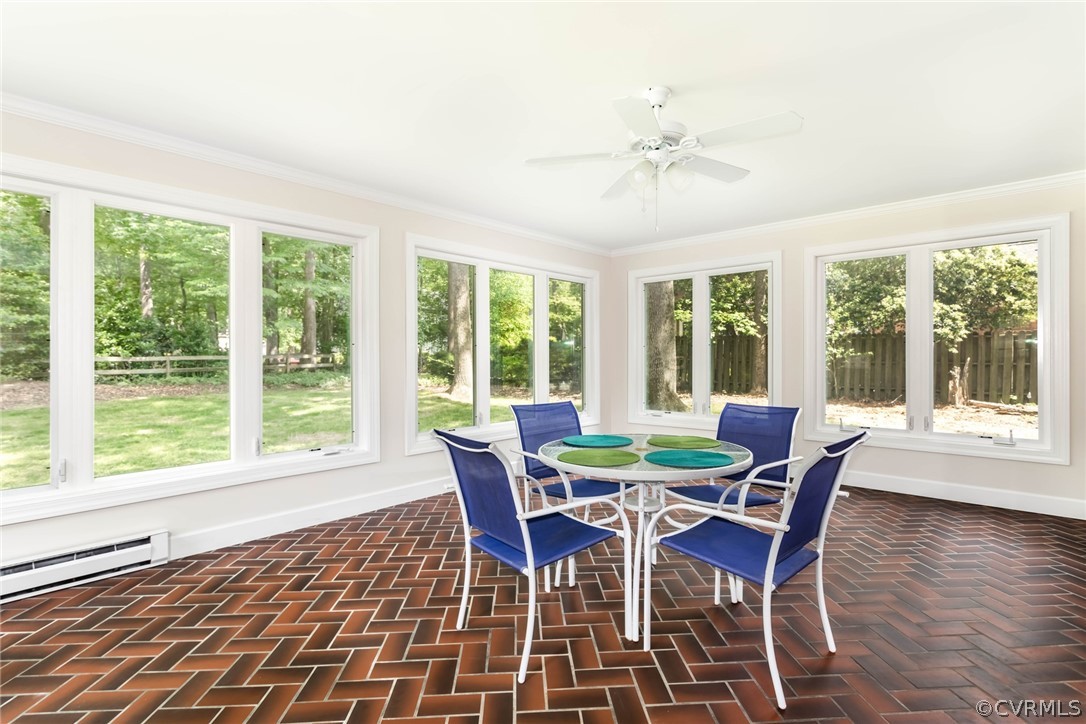 6 Staples Road Williamsburg, VA 23185 - Photo 33 of 37 a view of a dining room with furniture window and wooden floor