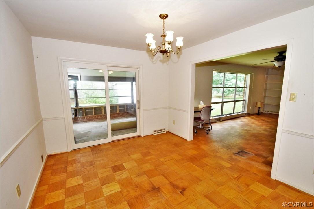 405 Aubery Road Henrico, VA 23229 - Photo 18 of 32 Dining Room, opening to SunRoom and Great Room