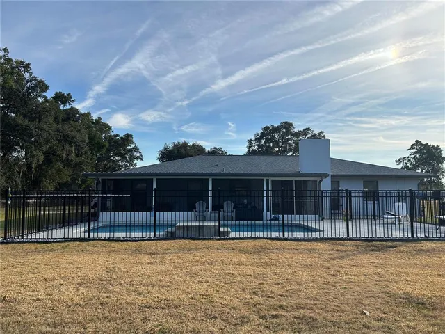 a view of outdoor space and deck