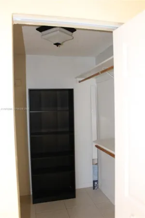 a view of walk in closet