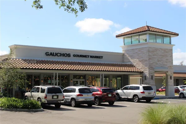 a car parked in front of a building