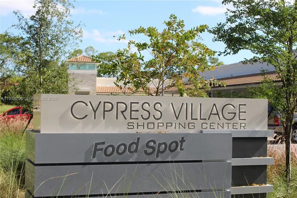 a view of sign board